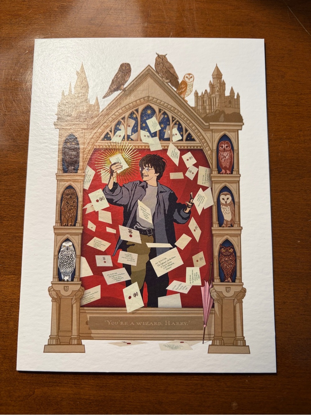 Harry Potter Mina Lima Sorcerers Stone Note Card